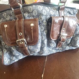 Denim minicci purse